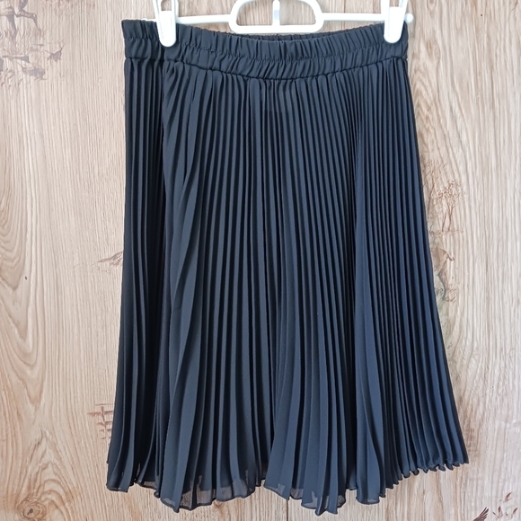 Moda International Dresses & Skirts - Vintage Accordion Pleated Black Circle Skirt